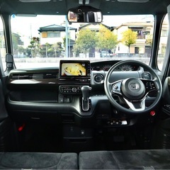 R2 N-BOXカスタムG Lセンシング/検R10.4/8型ナビ/パワスラ/レーダークルーズの画像