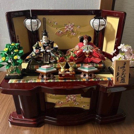 東京久月 雛人形 収納ケース付き（親王飾り）
