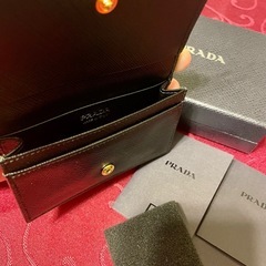 未使用　付属完備　PRADA 名刺入れ カードケース レザーの画像