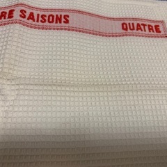 キャトルセゾン　ワッフル素材ミニクロス4枚の画像