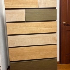 【お譲り先決定】ニトリ　ハイチェスト　タンスの画像