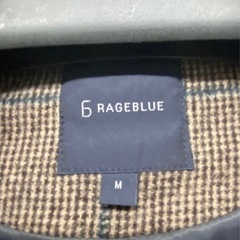 RAGEBLUE チェスターコート Mサイズ チェック柄の画像