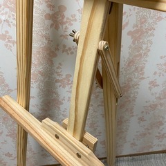 新品未使用 木製 デッサン イーゼル 150CM 制作/展示用 A1 B1 キャンバス 看板 yohac (ナチュラル, マツ素材)の画像