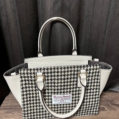 サマンサタバサ　ハリスツイード　ハンドバッグの画像