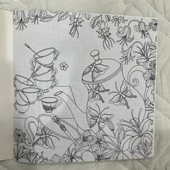 塗り絵4枚セットの画像