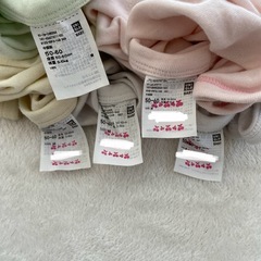 5枚セット　ユニクロ　コンビ肌着　新生児　ベビー　50-60の画像