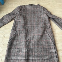 ウール混で暖かいロングコートの画像