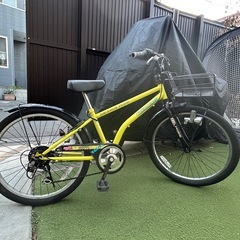 【横浜市戸塚区】24インチ 子供用 自転車 6段変速  の画像