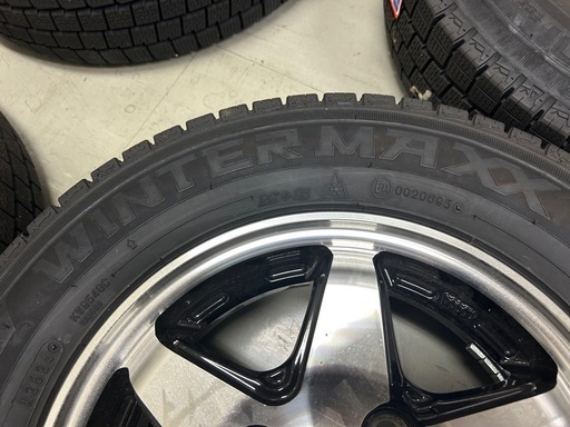 軽トラ.バン用アルミ付きスタッドレス