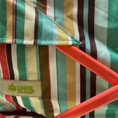 美品　
アウトドア　ロゴス　ストライプ キャリーワゴンの画像