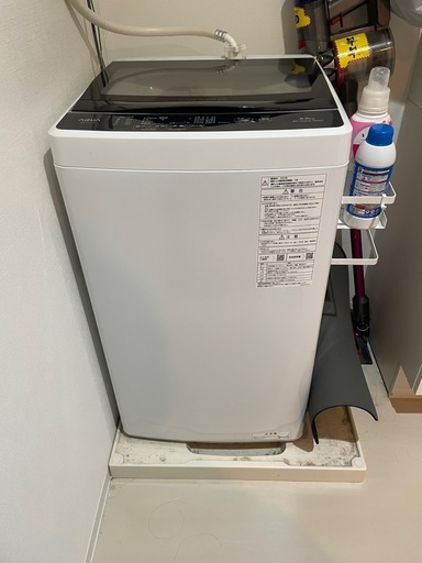 【残り2日】アクア全自動洗濯機、5kg ( 2人暮らし用 )　
