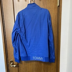 トミー バック ロゴ刺繍 コットンキャンバスジャケット ブルゾン ジャンパーの画像