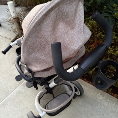 【折りたたみ可】幼児用三輪車【シェード付 】の画像