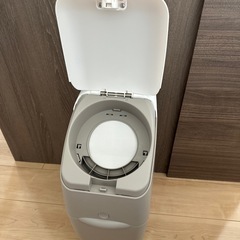 【Aprica】おむつ処理ポット グレー スリムデザインの画像