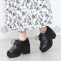 LIBERTYDOLL厚底オックスフォードシューズの画像