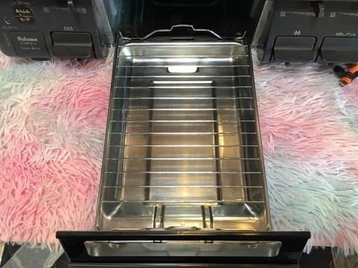 【リサイクルサービス八光】2020年製　パロマ ガステーブル（LPガス用）水なし片面焼き｜幅59cm｜IC-S87K-L　左強火