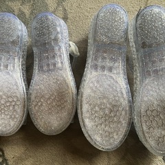 ラバーサンダル　ラメ　プリンセス　キラキラ　の画像