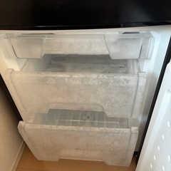 アイリスオーヤマ　冷蔵庫　冷凍　美品　ノンフロン　エコ　ブラック　電化製品の画像