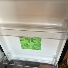 アイリスオーヤマ　冷蔵庫　冷凍　美品　ノンフロン　エコ　ブラック　電化製品の画像