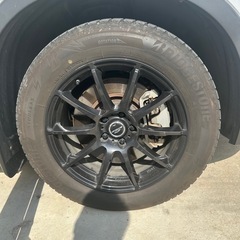 BS ブリザック DM-V3 タイヤ+ホイール4本セット　235/60R18の画像