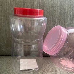 『引き渡し完了』小物収納　空き容器　プラ　キャンディケース　ぺこちゃん　おもちゃ収納の画像