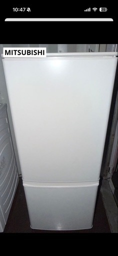 MITSUBISHI 三菱 ノンフロン冷蔵庫 MR-P15J-W 2024年製