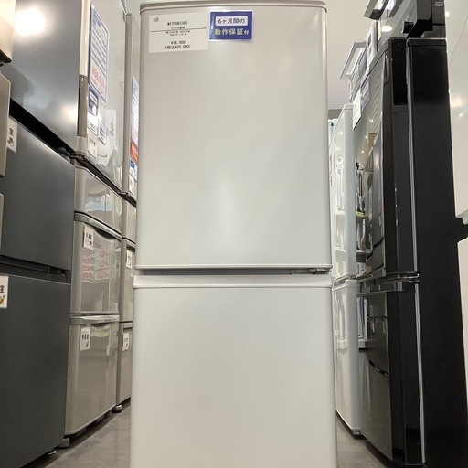 【6ヶ月間の保証付き！】MITSUBISHI 2ドア冷蔵庫入荷しました！