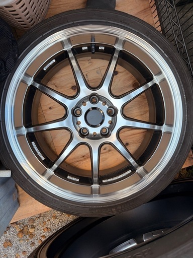 WORK D9R 19インチ　タイヤホイール　4本セット　245\35R19