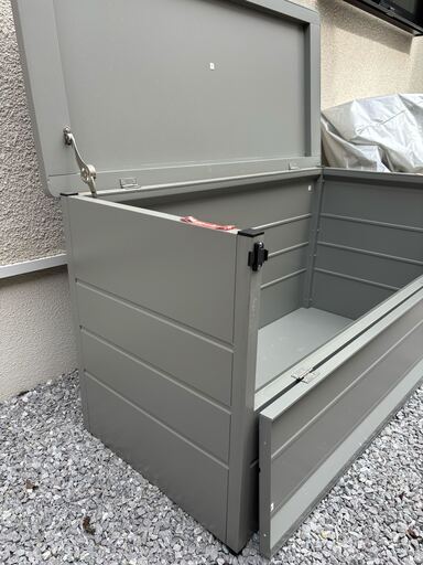 定価2万5千円 YAMAZEN ガーデンマスター 屋外 ダストボックス 幅125×奥行61.5×高さ70cm 容量:348L