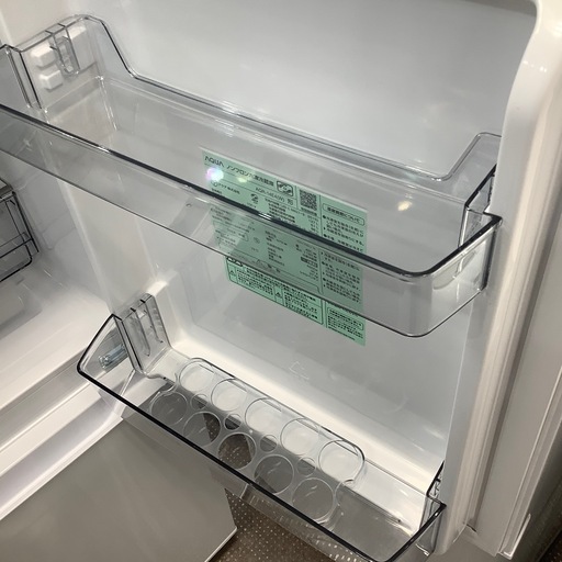 【1年間の保証付き！】AQUA 2ドア冷蔵庫入荷しました！