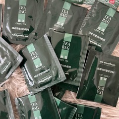 お茶のティーバッグの画像