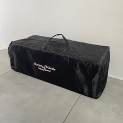 nursery center baby trend ベビーベッド ベビーサークル ブラック ピンク チェック柄
の画像