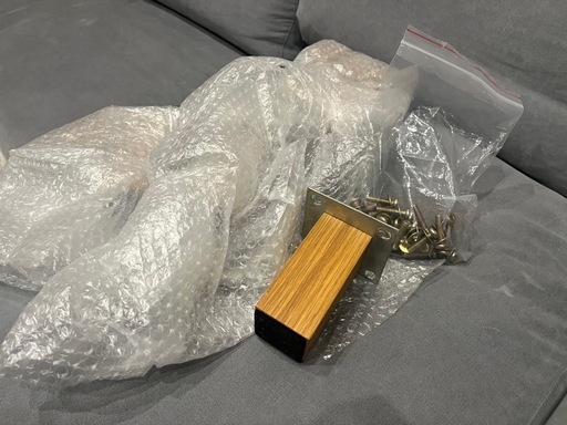 LAULU カウチソファ 3人掛け ACTUS グレー　L字ソファ