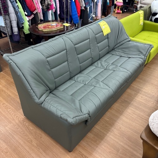 ☆ドリーム荒牧店☆ジモティー割引有☆【クリーニング済み】3Pソファ