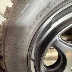 サンバートラック　オフロードタイヤホイールの画像