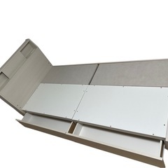 極美品 ニトリ 収納付き シングルベッドフレームの画像