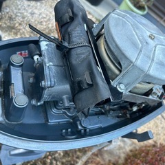 ヤマハ YAMAHA 船外機 2ストローク 5馬力 小型船舶用船外機 小型船舶用　エンジン一発　動画ありの画像