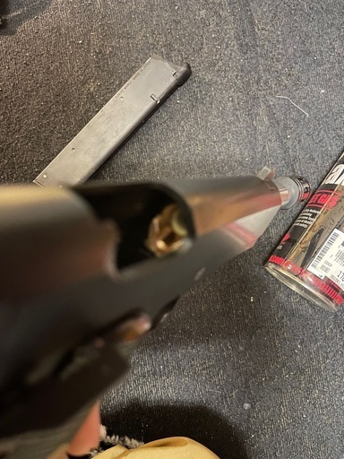 Glock 1911 ガスガン .45口径 LayLaxガス缶付き