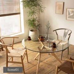 【美品】ダイニング丸テーブルの画像