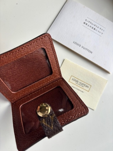 極美品 ルイヴィトン ポルトフォト 4ヴォレ ミニフォトケース 写真入れ LOUIS VUITTON