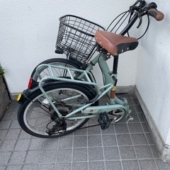 美品！20インチ折りたたみ自転車！すぐ乗れます！の画像