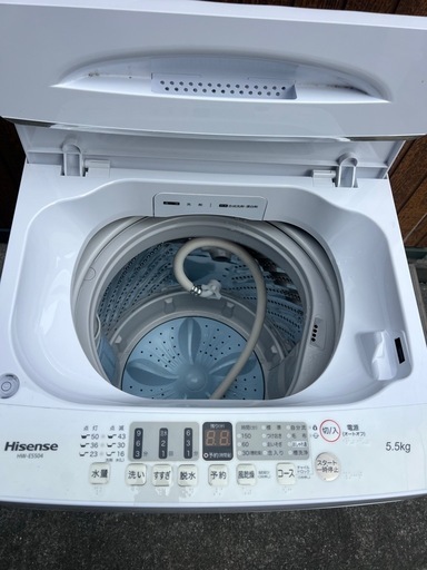 ハイセンス 縦型洗濯機 5.0kg ホワイト2022年 HW-E5504