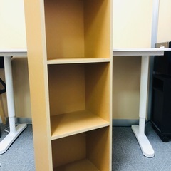 カラーボックス　ブラウン　ベージュ　3段の画像