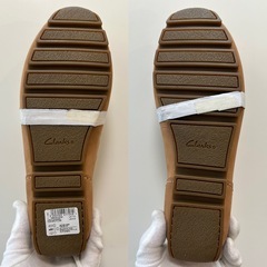 クラークスCLARKSデッキシューズ ドライビングシューズ ローファー モカシンシューズ 紳士靴レザーシューズ スリッポンシューズ ビジネスシューズ カジュアルシューズ くつ クツ 革靴 紐なしシューズ 紐なし靴ブラウン茶色ベージュレザーサイズUK7メンズの画像