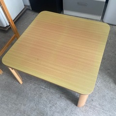 こたつ 天板リバーシブル 足折りたたみ パネルヒーター の画像