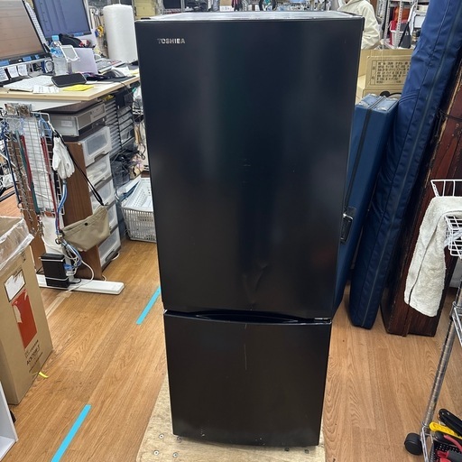 ☆ドリーム荒牧店☆ジモティー割引有☆【クリーニング済み】TOSHIBA/2ドア冷蔵庫/GR-T15BS/153L/2022年製