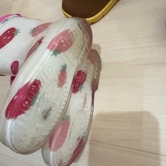 子供靴 長靴 1.2回使用のみの画像