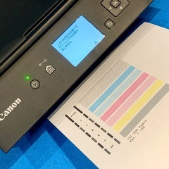 Canon PIXUS プリンター インク満タン 印刷枚数少🖨️  トータル刷枚数200枚以下！ TS5030の画像