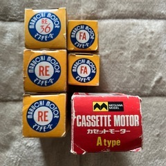 昭和レトロマブチモータープラモデル用、CASSETTE MOTOR A typeの画像