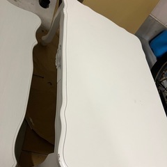 【傷あり】ハギハラ 折りたたみ ローテーブル ホワイトの画像